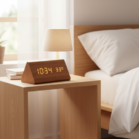 WOODSENSE – Voice Control Wooden Clock Display