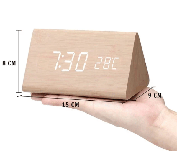 WOODSENSE – Voice Control Wooden Clock Display