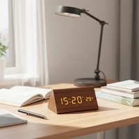 WOODSENSE – Voice Control Wooden Clock Display