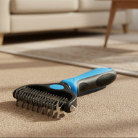 FURFLOW – Dual-Sided Deshedding Brush for Dogs & Cats
