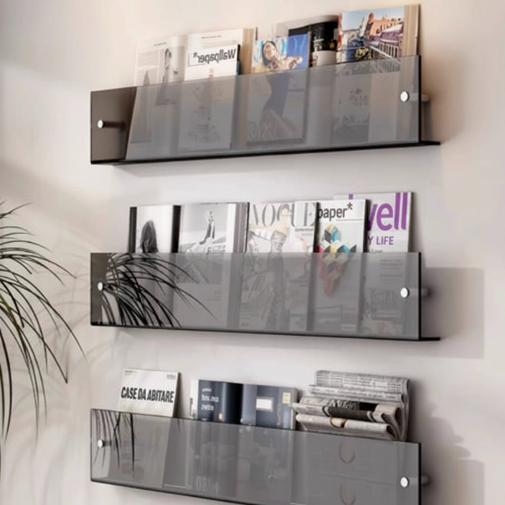 MODURACK – Minimalist Magazine Wall Mount Display Rack