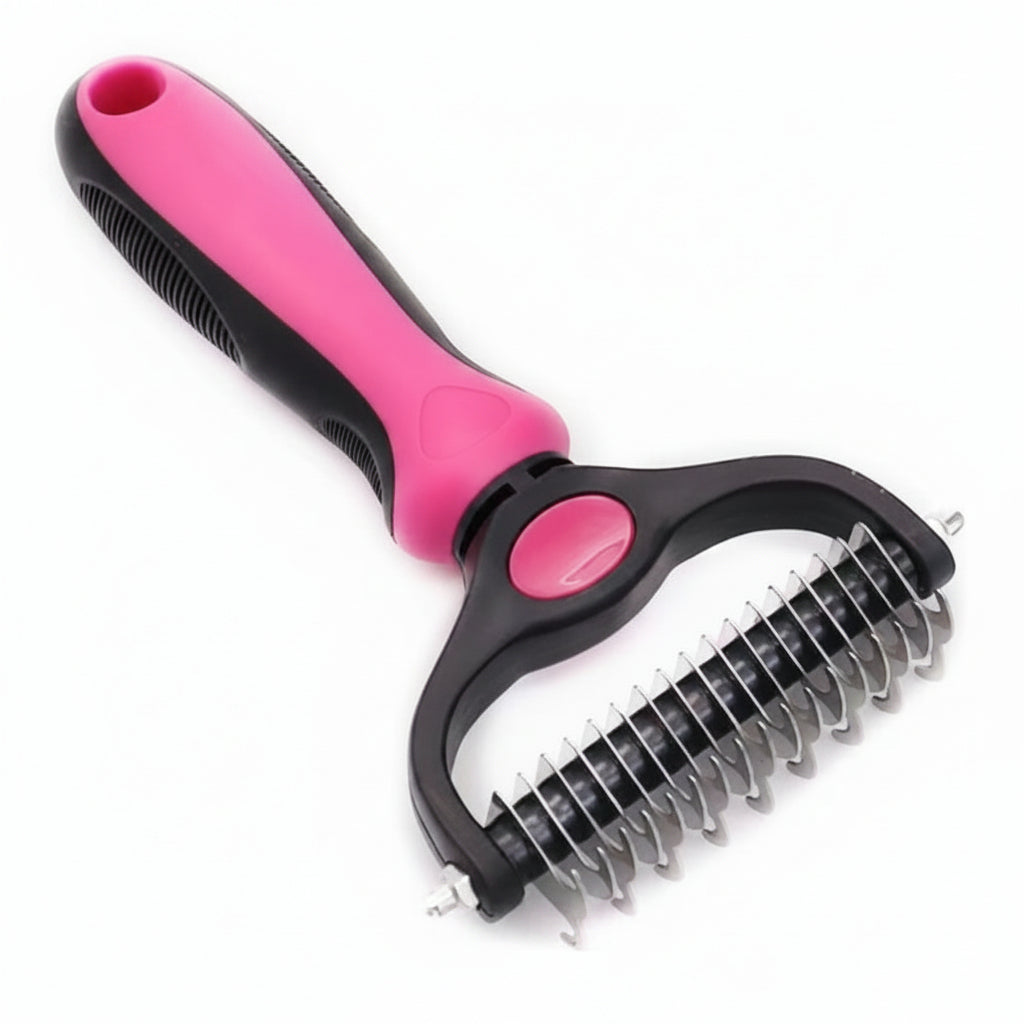 FURFLOW – Dual-Sided Deshedding Brush for Dogs & Cats