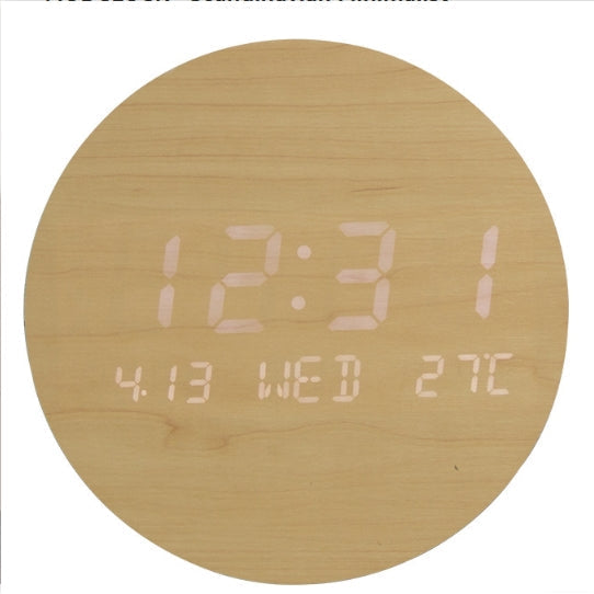 LIVECLOCK – Stylish LED Wall Clock for Modern Scandinavian Interiors