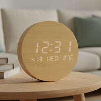 LIVECLOCK – Stylish LED Wall Clock for Modern Scandinavian Interiors