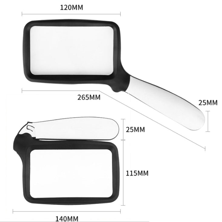 LUMIVIEW – 3X LED Handheld Reading Magnifier for Clear Everyday Detail