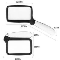LUMIVIEW – 3X LED Handheld Reading Magnifier for Clear Everyday Detail