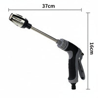AQUAFORCE - High-pressure garden water gun with foam cannon and long handle sprayer for powerful outdoor cleaning