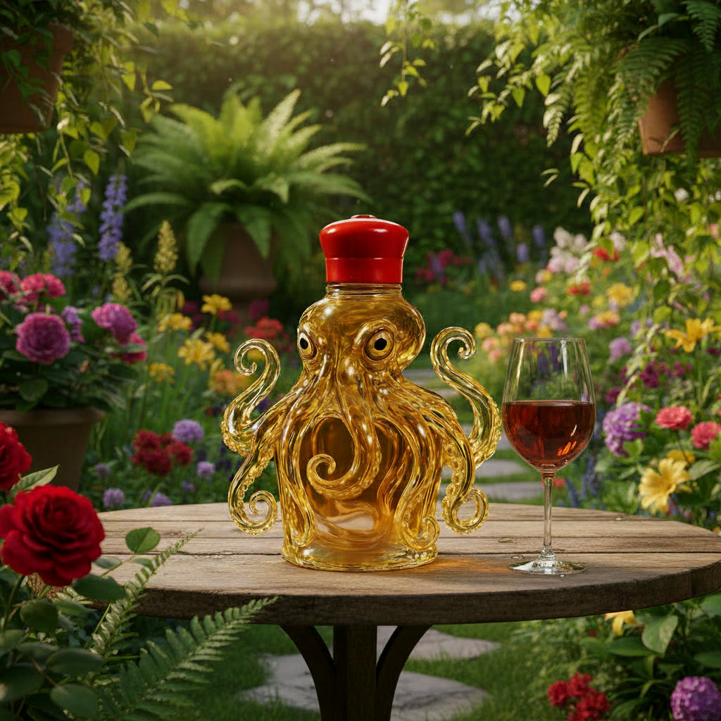 NAUTICFLOW – Artistic Wine Decanter with Elegant Nautical Design