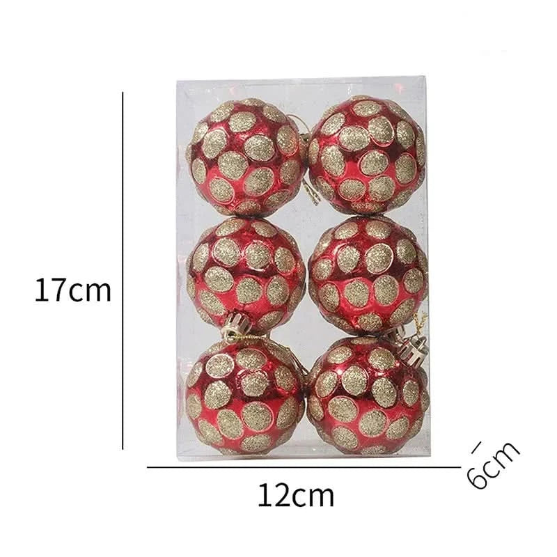 SNOWJEWEL – Christmas Table Bauble Set for Graceful Seasonal Decor