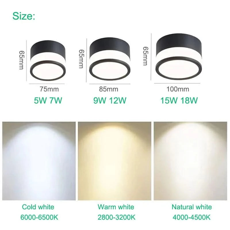 SKANBEAMIX – Modern LED Downlight with Three Light Settings