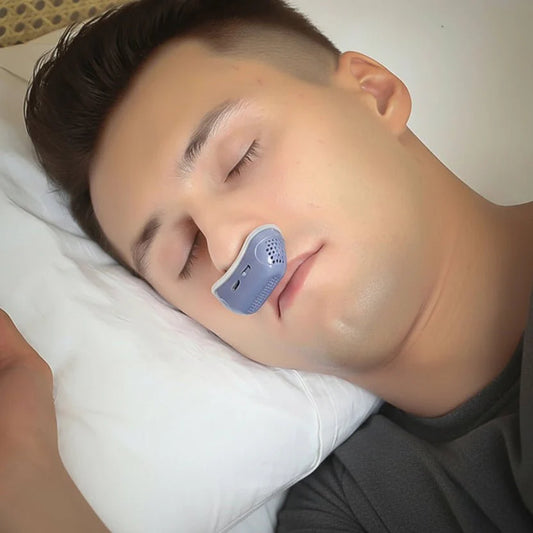 BREATHIQ – Compact Sleep Breathing Support Device for Quiet Nights