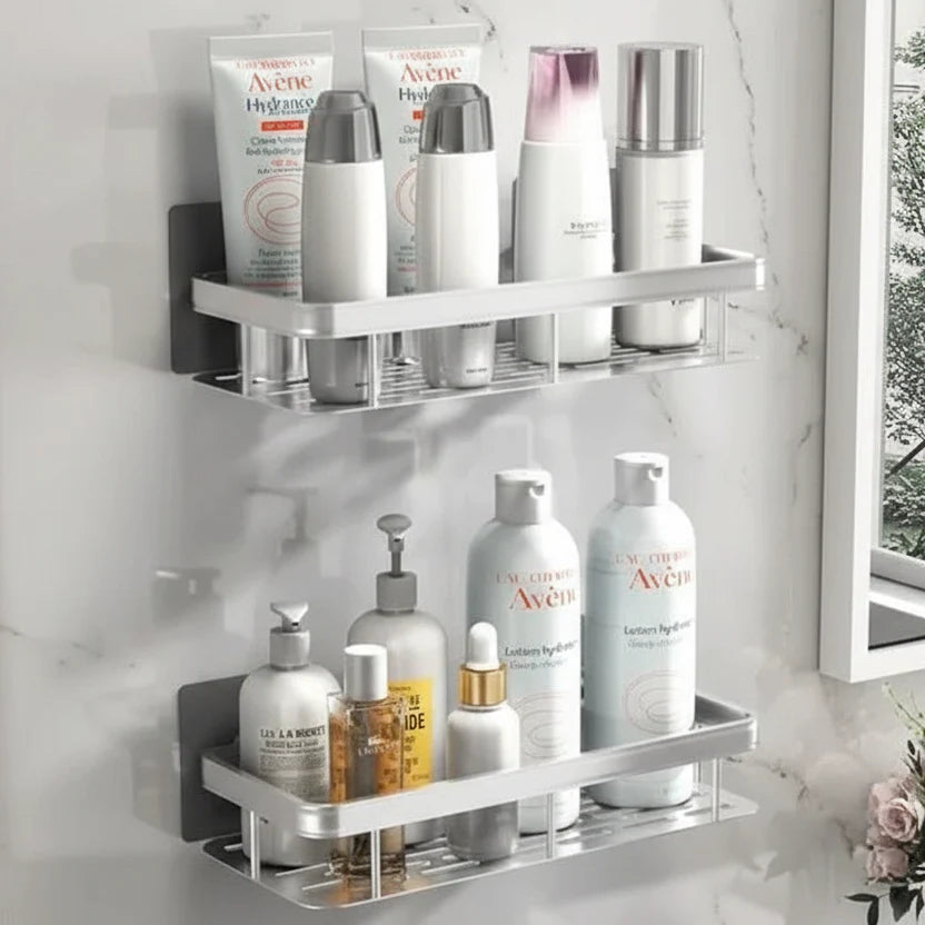 BATHEDGE – Drill-Free Bathroom Shelf for Modern and Organized Spaces