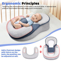 NESTLENAP – Ergonomic Baby Head Support Pillow Cushion