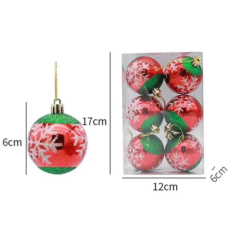 SNOWJEWEL – Christmas Table Bauble Set for Graceful Seasonal Decor