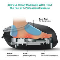RELAXORA – Heated Shiatsu Foot Massager for Deep Kneading Relief