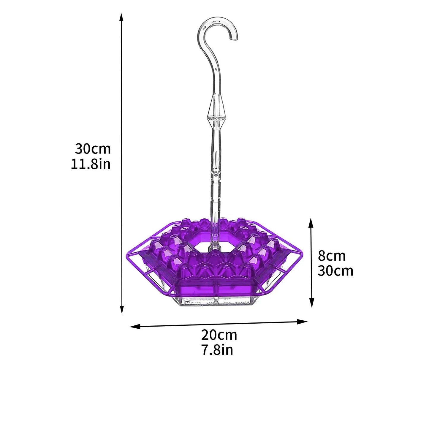 HUMFLOW – Easy Access Hummingbird Feeder for Backyard Bird Watching