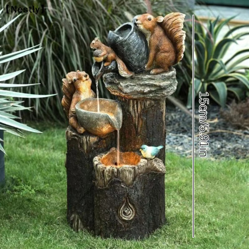 WOODLANDLIVA – Animal Garden Decor for Relaxing Outdoor Atmosphere