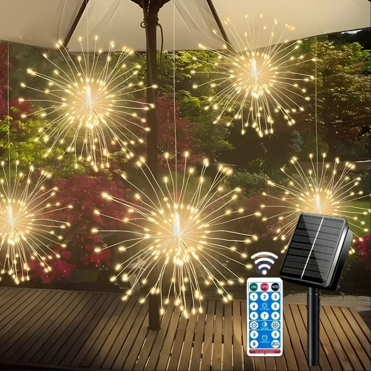 PATHGLOW - 8-mode solar garden lights with waterproof design for outdoor pathways and landscape décor