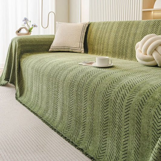 SnuggleTextile - Washable Chenille Sofa Cover for Dogs, Scratch-Resistant Couch Slipcover 6