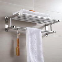 SteelRack - Space-Saving Stainless Steel Towel Holder for Bathroom & Kitchen 0