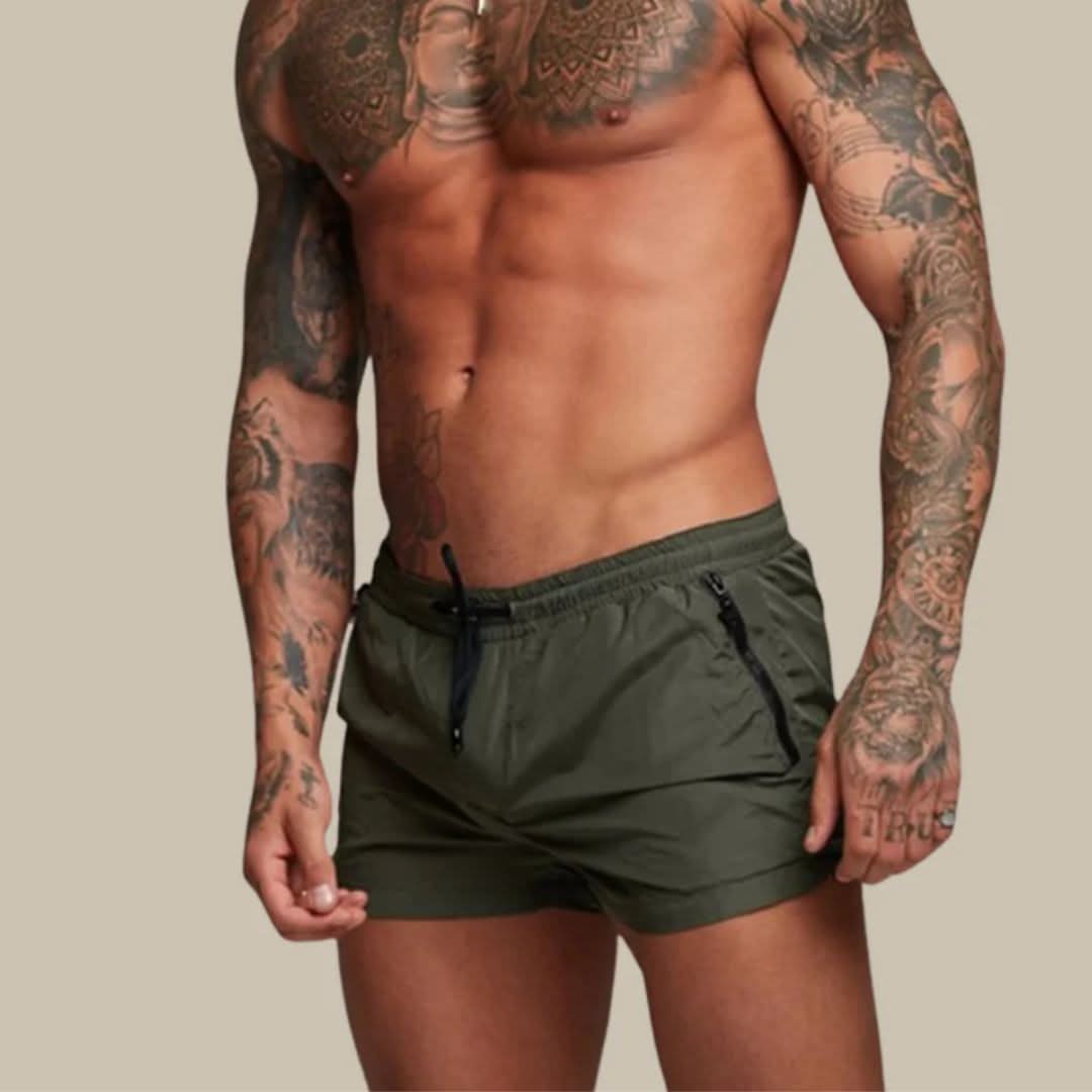 TIDECORE – Men’s Swim Shorts with Quick-Dry Stretch Comfort