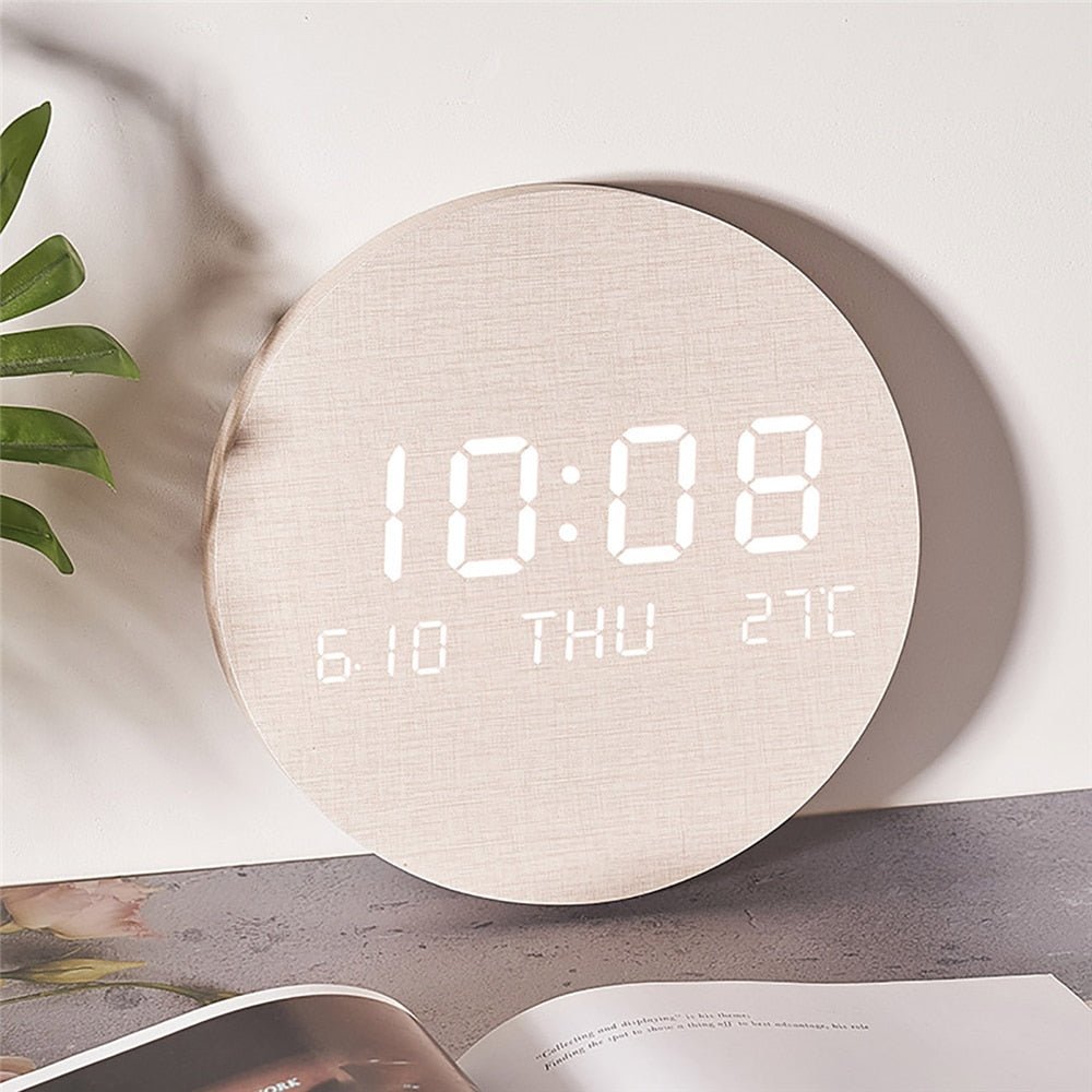 LIVECLOCK – Stylish LED Wall Clock for Modern Scandinavian Interiors