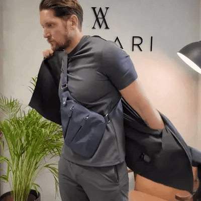 SECURAPACK – Anti-Theft Crossbody Bag with RFID Protection and Water-Resistant Design