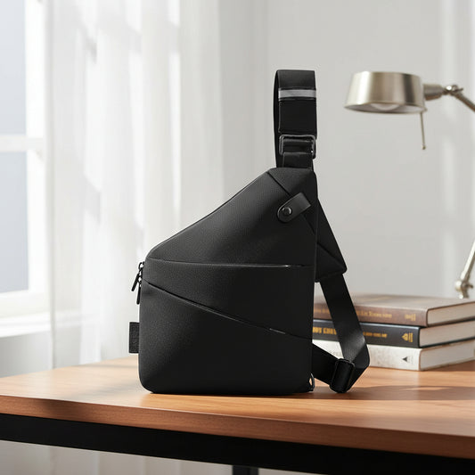 SECURAPACK – Anti-Theft Crossbody Bag with RFID Protection and Water-Resistant Design