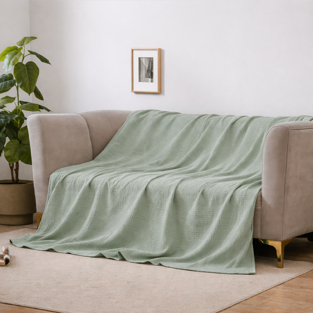 DREAMFLOW – Airy Everyday Blanket for Cozy Home Relaxation