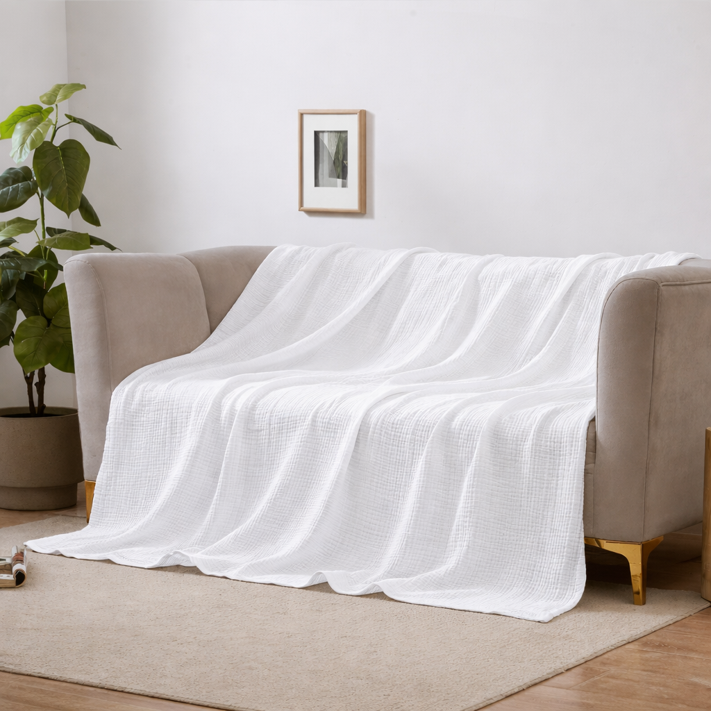 DREAMFLOW – Airy Everyday Blanket for Cozy Home Relaxation
