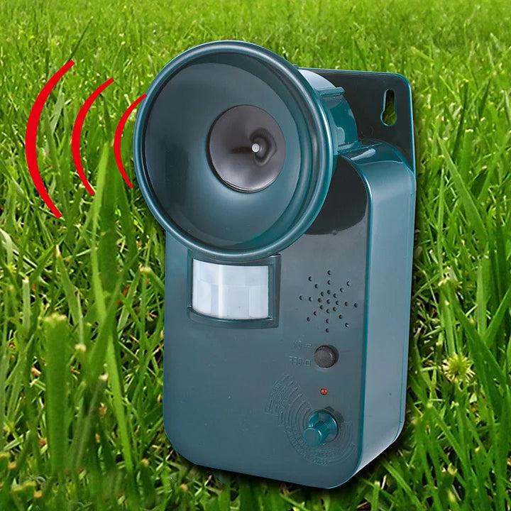 SONICDEFENDER - Ultrasonic motion-activated pest deterrent for home and garden protection