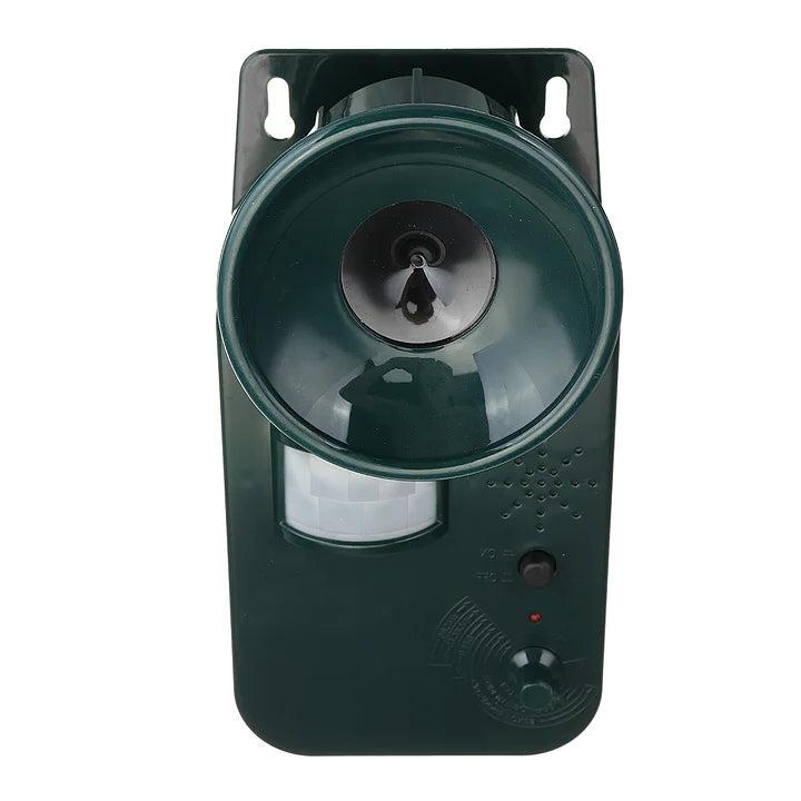 SONICDEFENDER - Ultrasonic motion-activated pest deterrent for home and garden protection