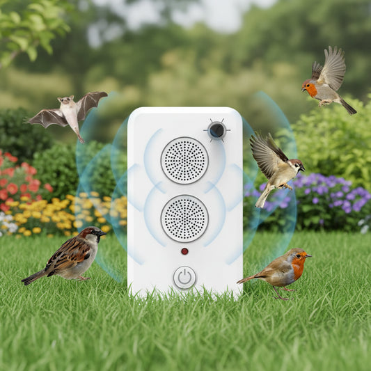 Ultrasonic Bat Repeller - Rechargeable Device with Adjustable Settings for Effective Animal Control 0