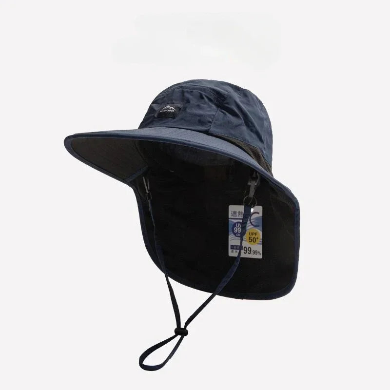 Unisex Wide Brim Waterproof Sun Hat - Quick-Drying Outdoor Essential 7
