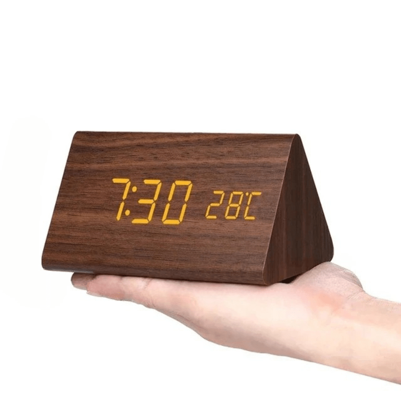 WOODSENSE – Voice Control Wooden Clock Display