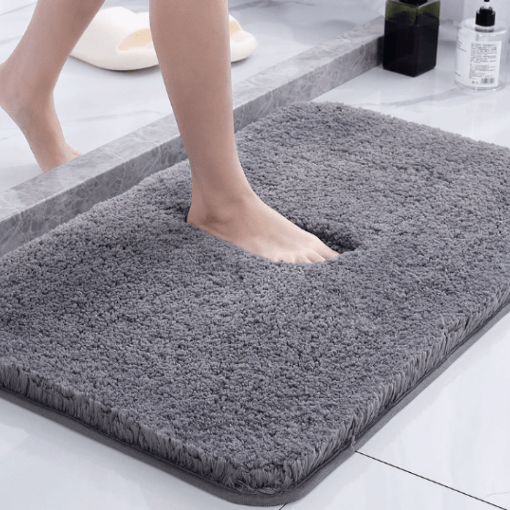 CLOUDLUXE – Alfombrilla de baño de lujo súper suave y cómoda