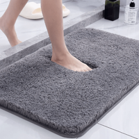 CLOUDLUXE – Alfombrilla de baño de lujo súper suave y cómoda