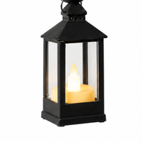 WHISKELLE – Shelf-Edge Cat Figurine LED Lantern for Whimsical Decor