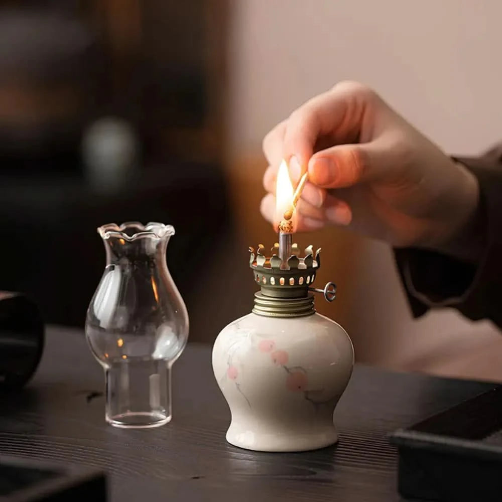 OILAVENORA – Lanterna decorativa a olio per un’illuminazione d’atmosfera calda