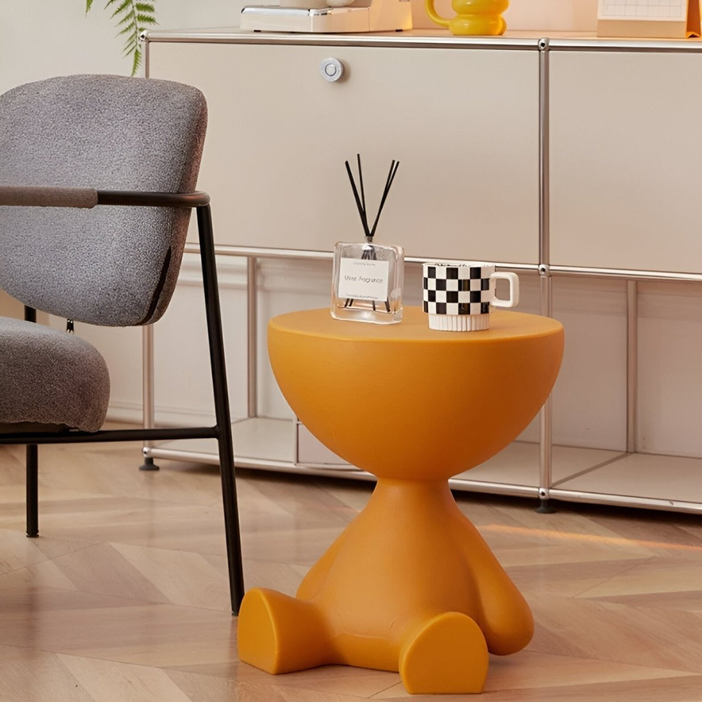LUMINO TABLE – Mesa de centro redonda elegante para sala de estar