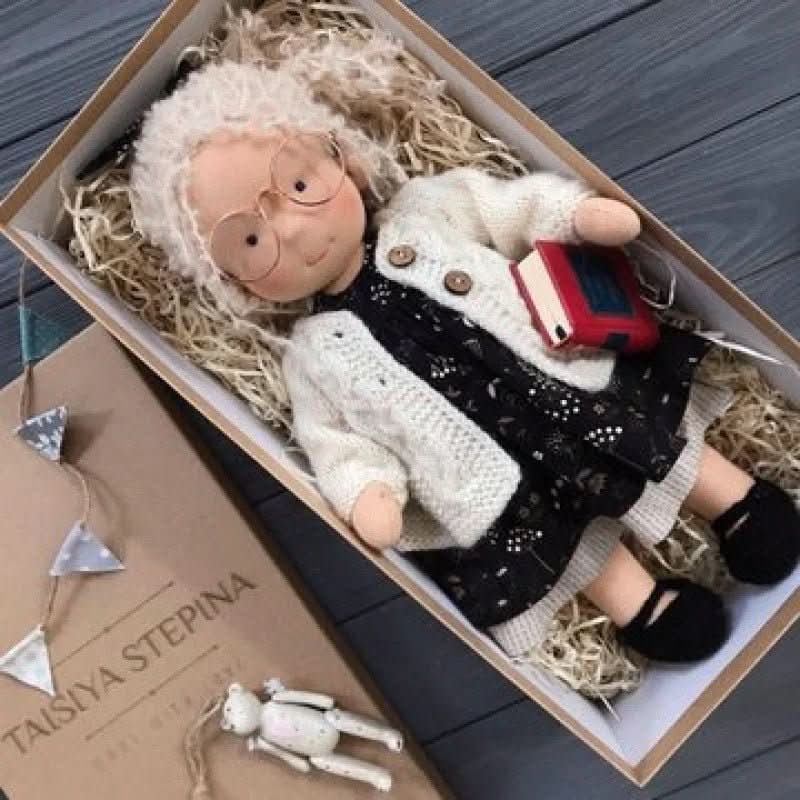 Waldolly - Handmade Cotton Waldorf Doll for Creative Imaginative Play 16