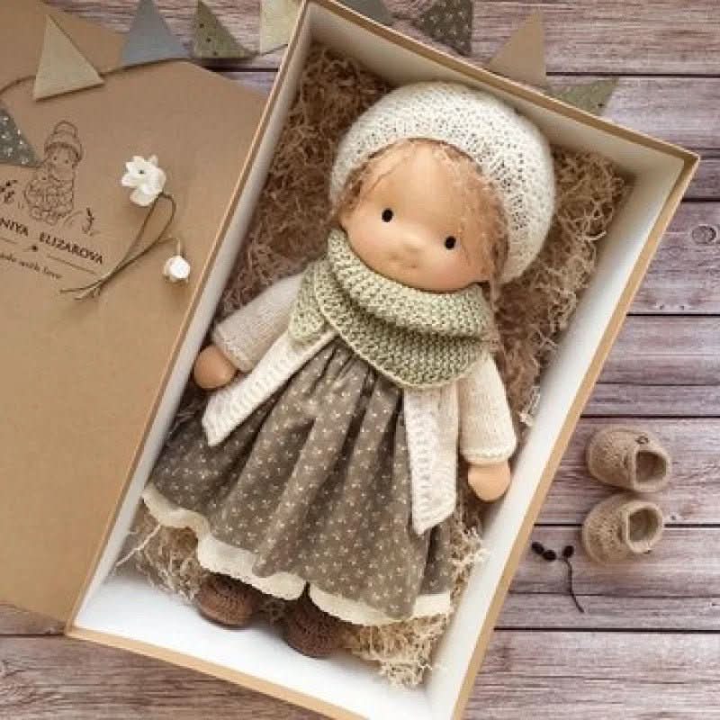 Waldolly - Handmade Cotton Waldorf Doll for Creative Imaginative Play 19