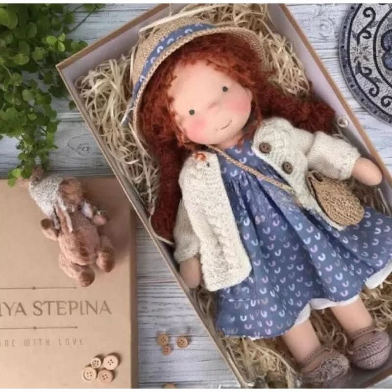 Waldolly - Handmade Cotton Waldorf Doll for Creative Imaginative Play 31