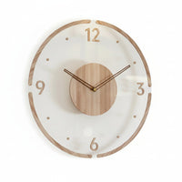 Lunovia - Silent Nordic Wooden Wall Clock
