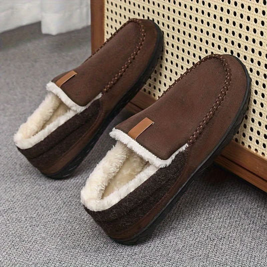 TERRAWOOL – Zapatos cómodos tipo slip-on cálidos  