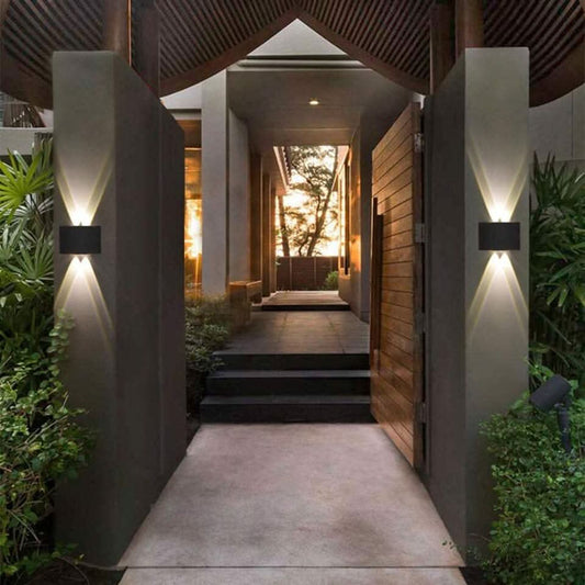 EXTERALUX - Luz de parede LED para exterior resistente às intempéries para iluminação moderna e durabilidade