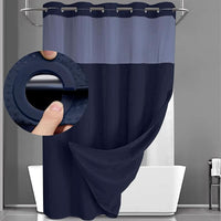 SPAENZA – Waffle Shower Curtain for Spa-Like Calm