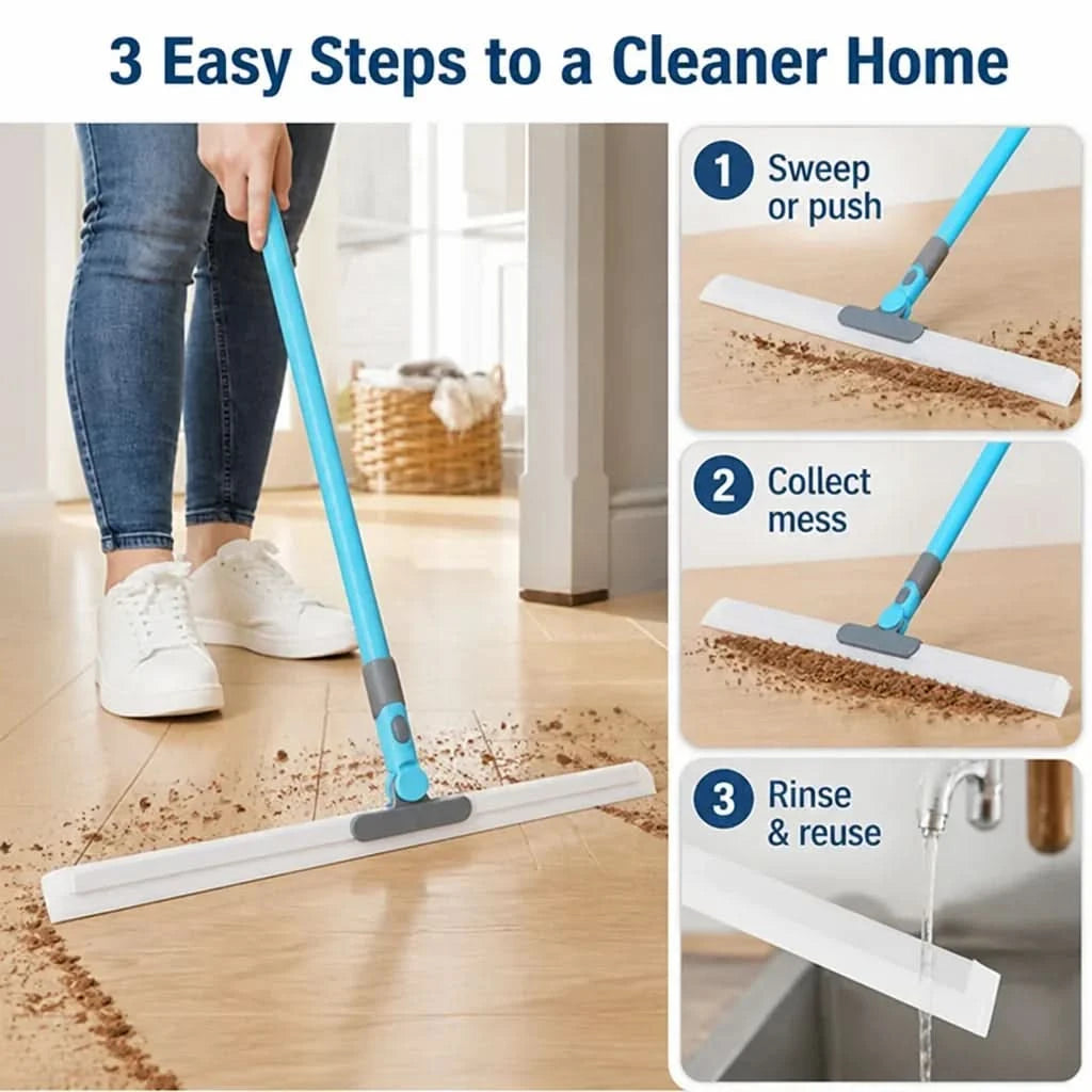 CLEANROLL – Manual Rug Sweeper for Fast and Convenient Cleaning