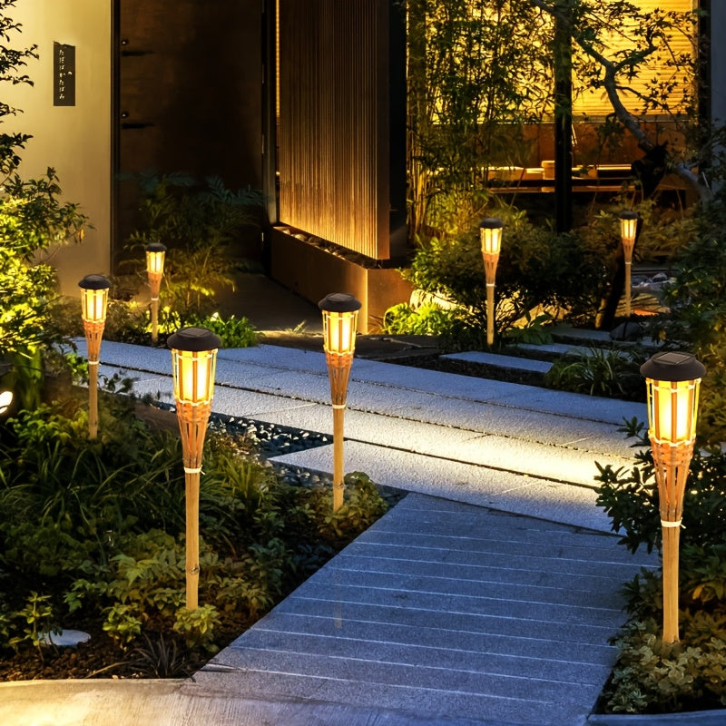 BAMBOOLUX – Solar Torch Lawn Lamp