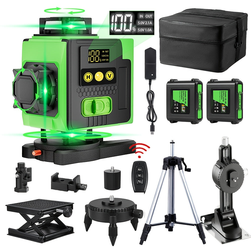 LEVELVEX – 360 Laser Level Tool for Precision Construction Alignment